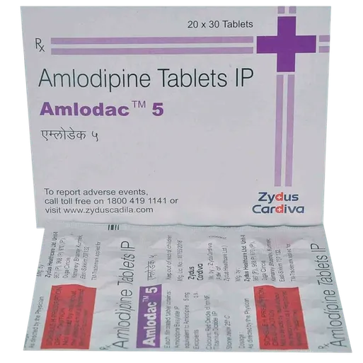 amlodac 5mg tablet 30's